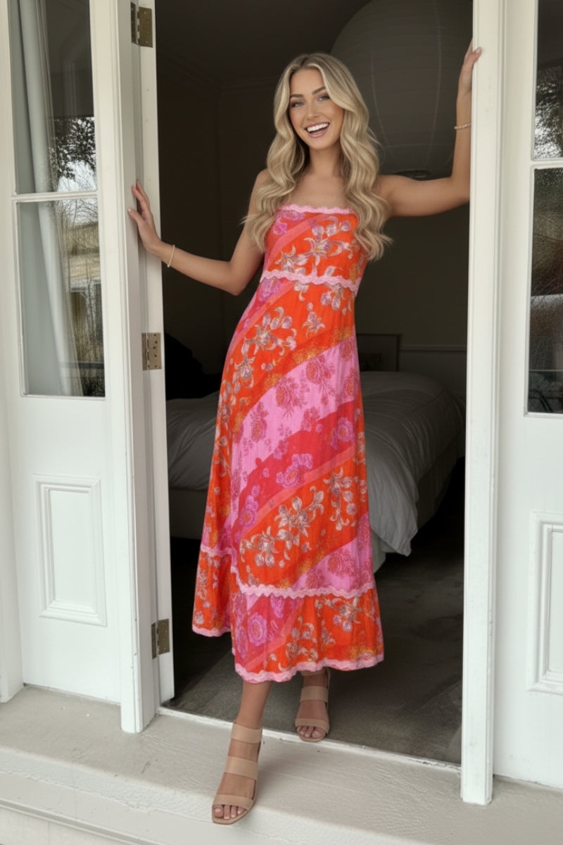 Marguerite Dress - Multi Floral