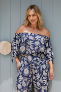 Marinda Top - Black Mono Print