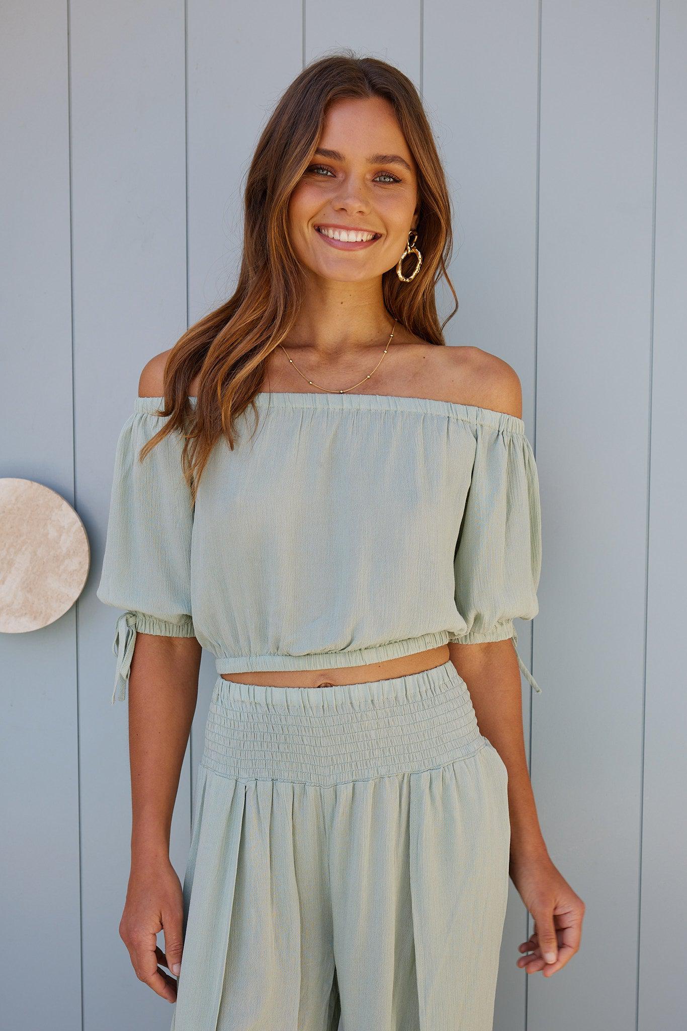 Marinda Top - Sage