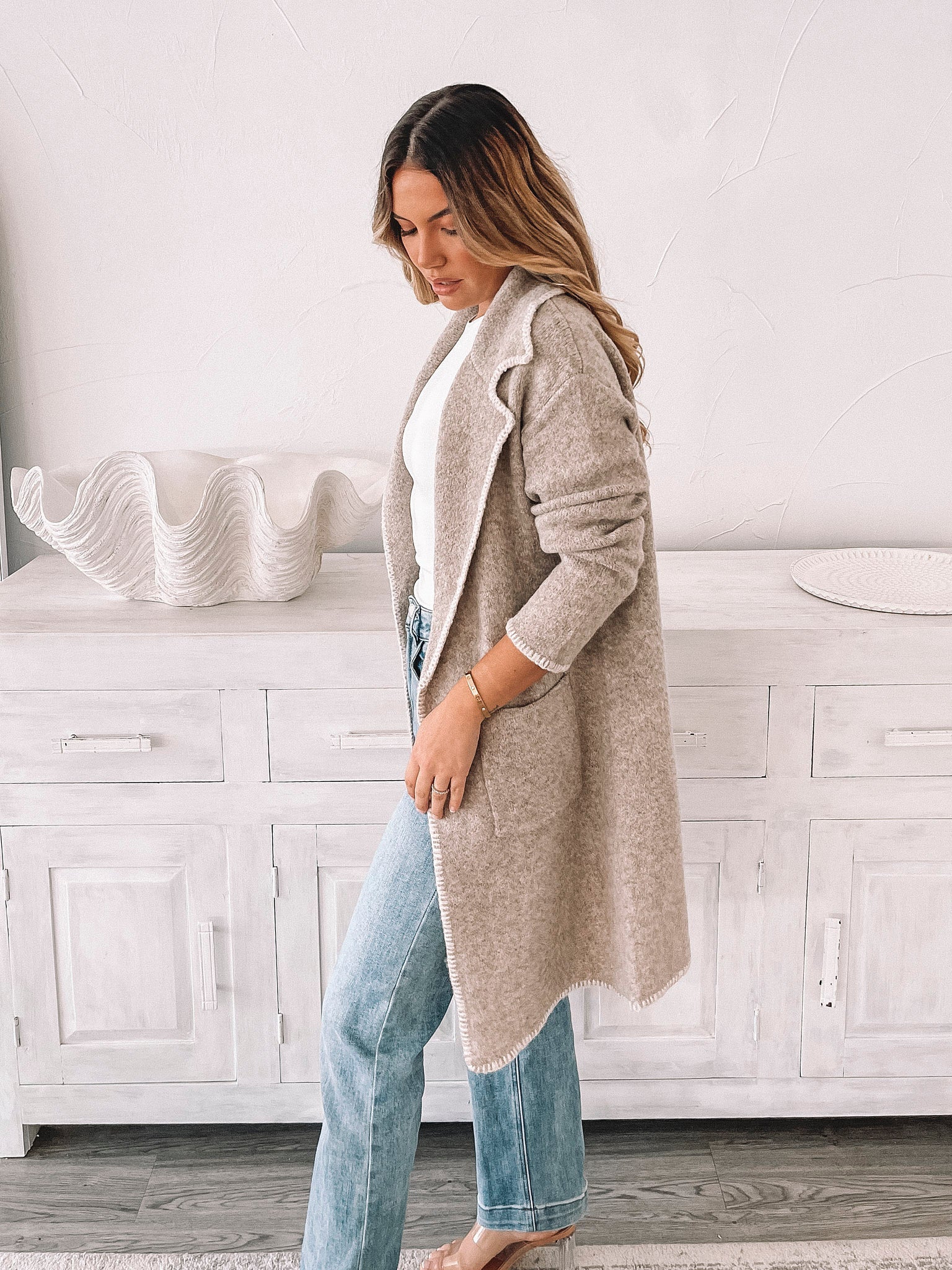 Marisole Coatigan - Latte