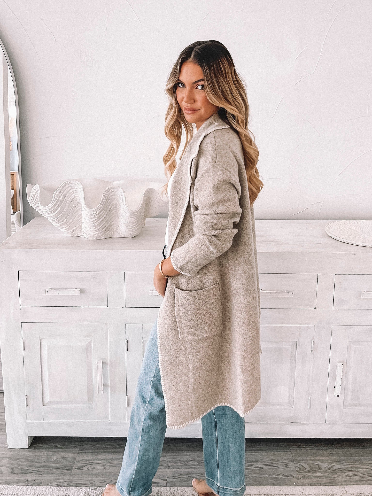 Marisole Coatigan - Latte