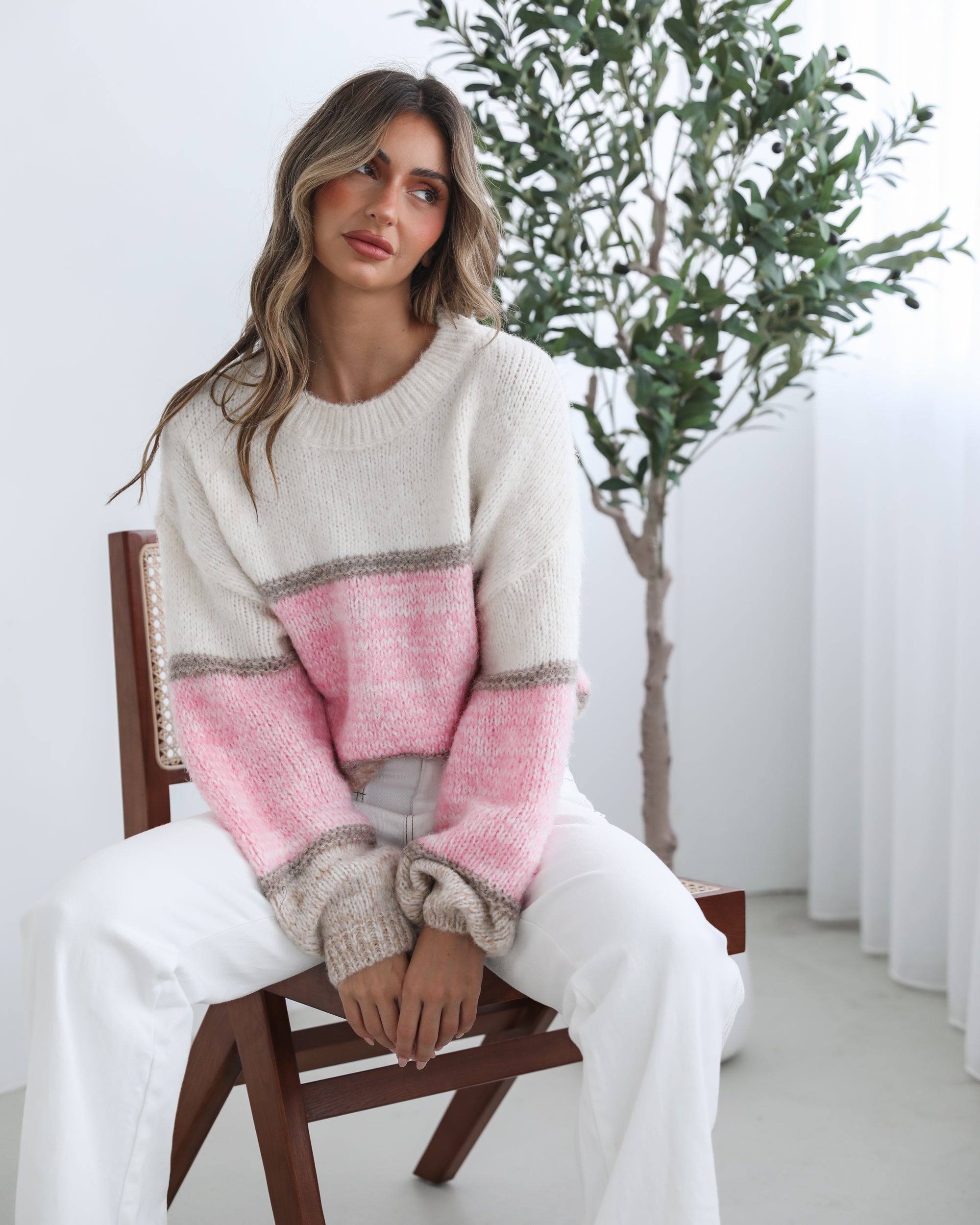Maysam Knit - Pink Multi