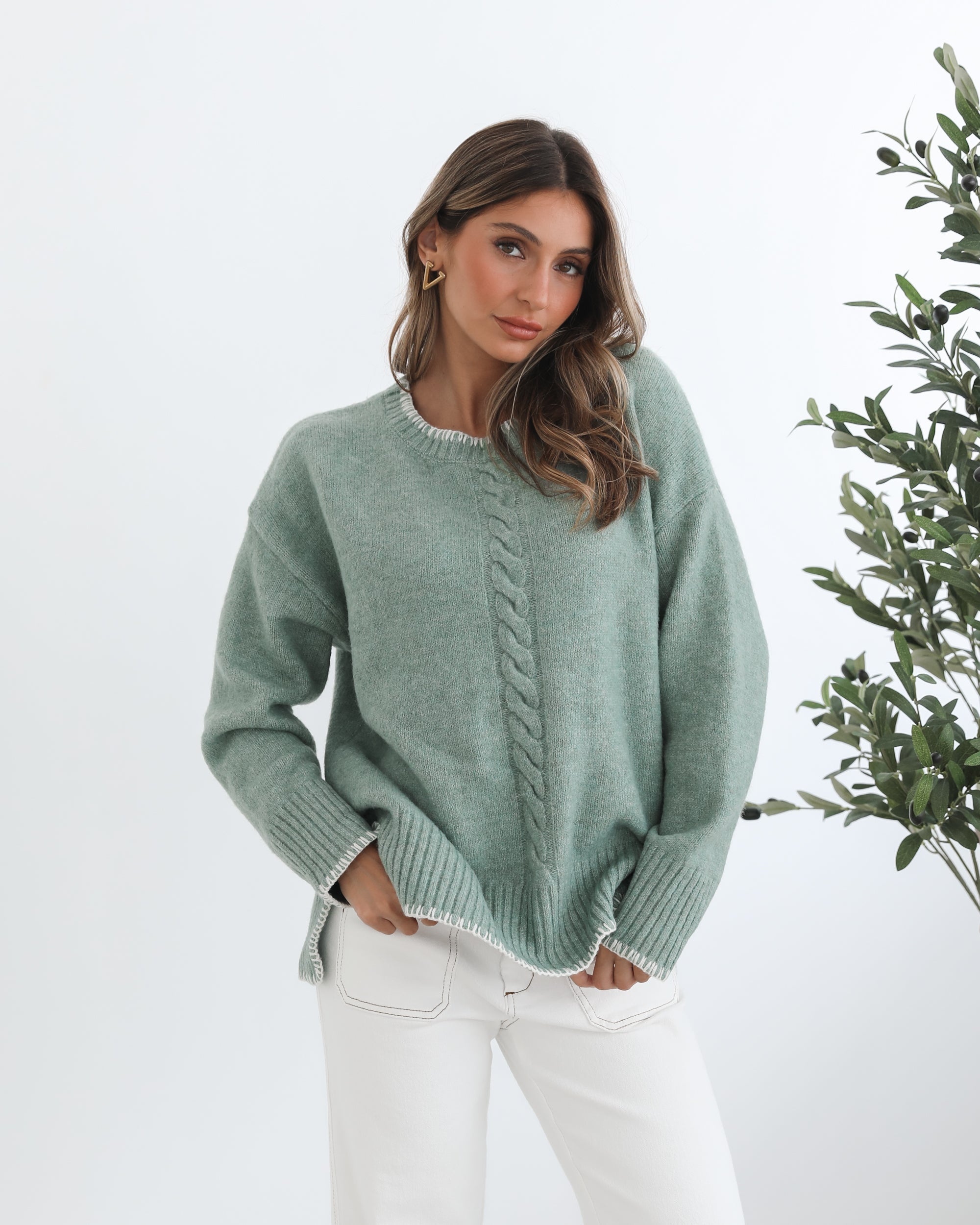 Nasheia Knit - Sage