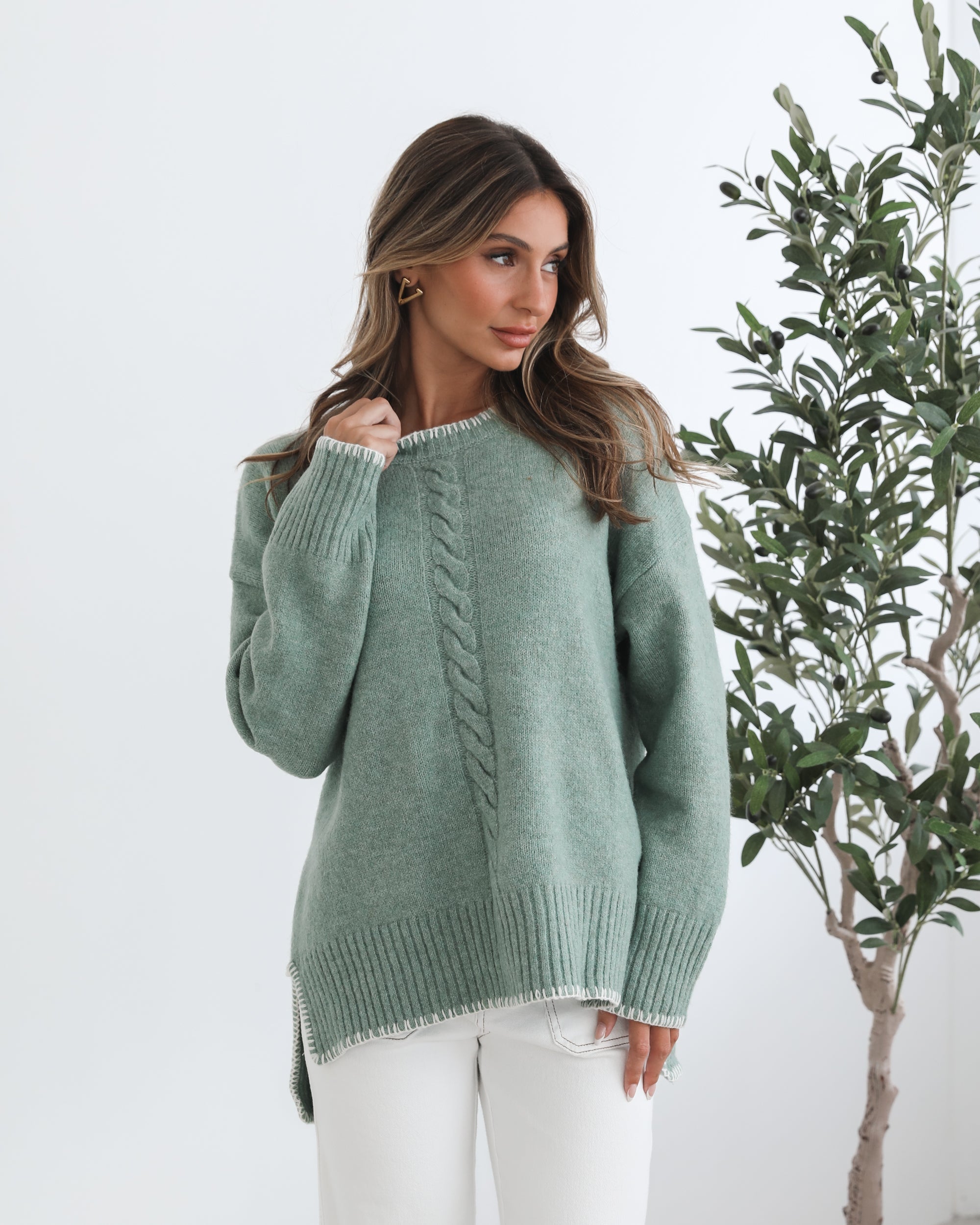 Nasheia Knit - Sage