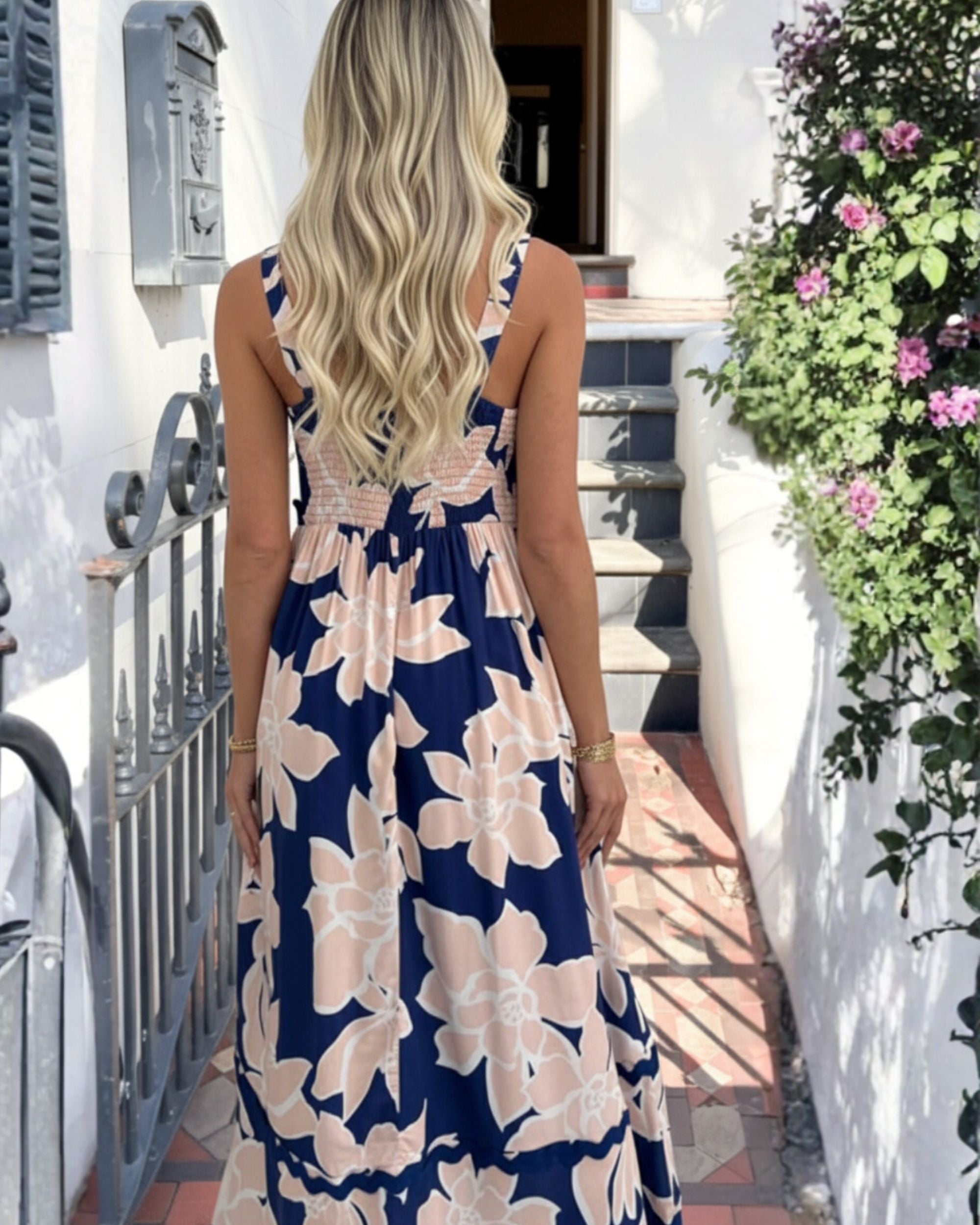Orluna Dress - Navy Floral