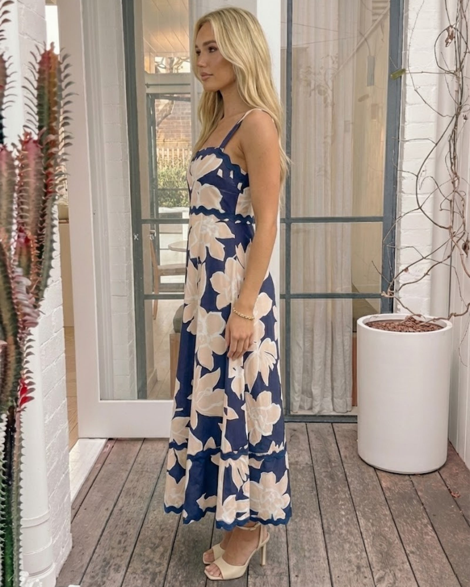 Orluna Dress - Navy Floral