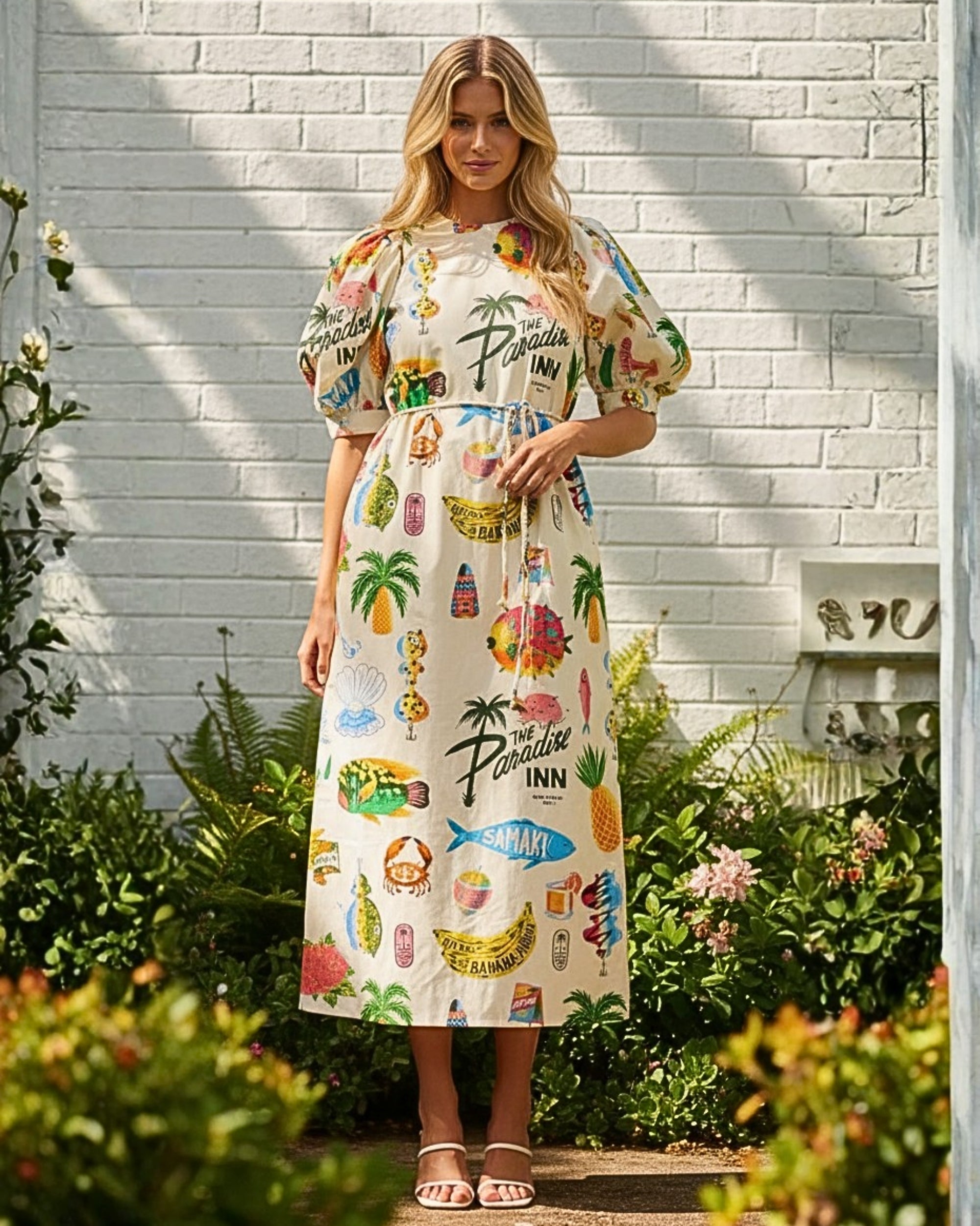 Philomene Dress - Multi Print