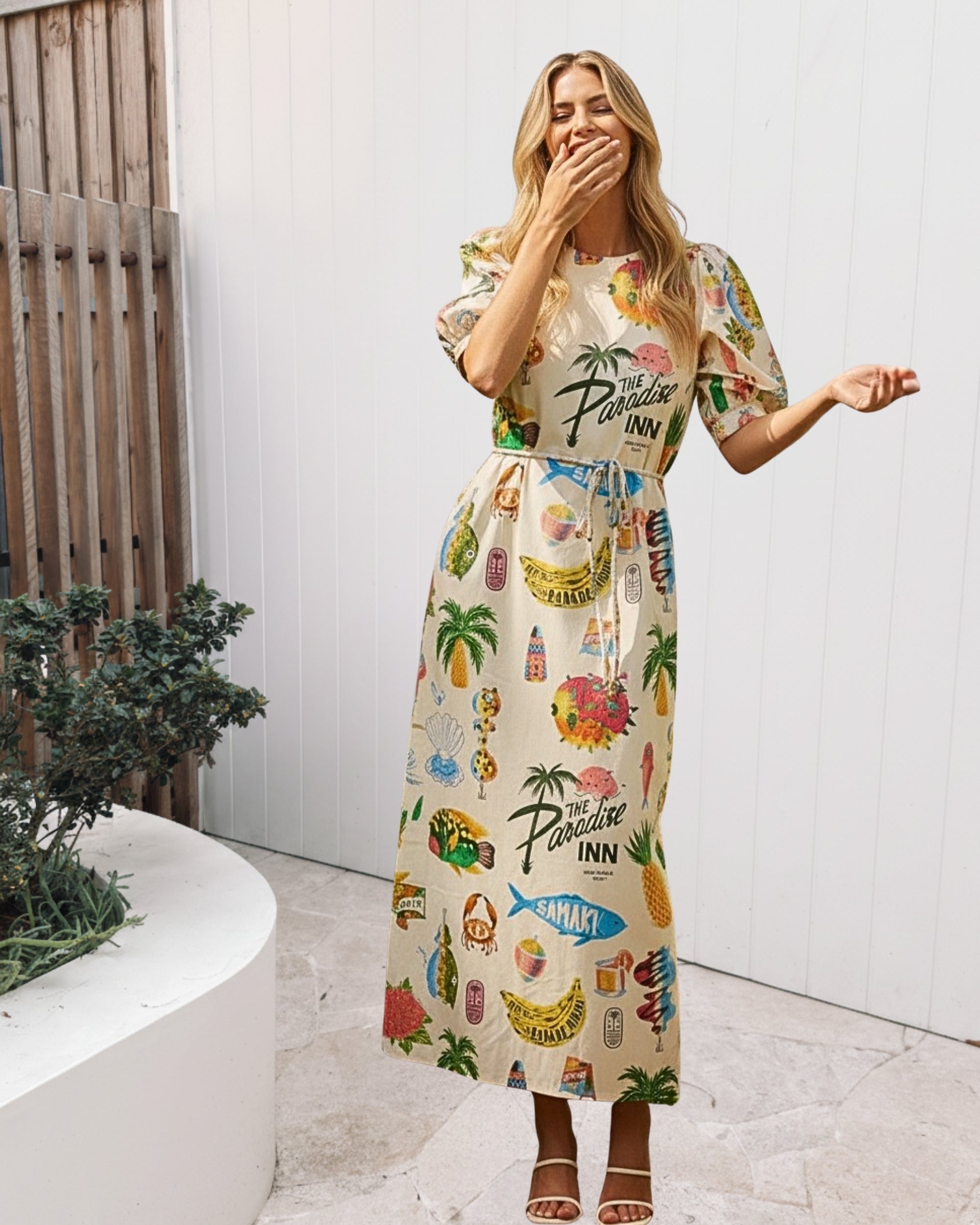 Philomene Dress - Multi Print