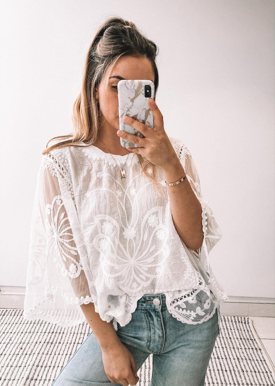 Gabrielle Top - White