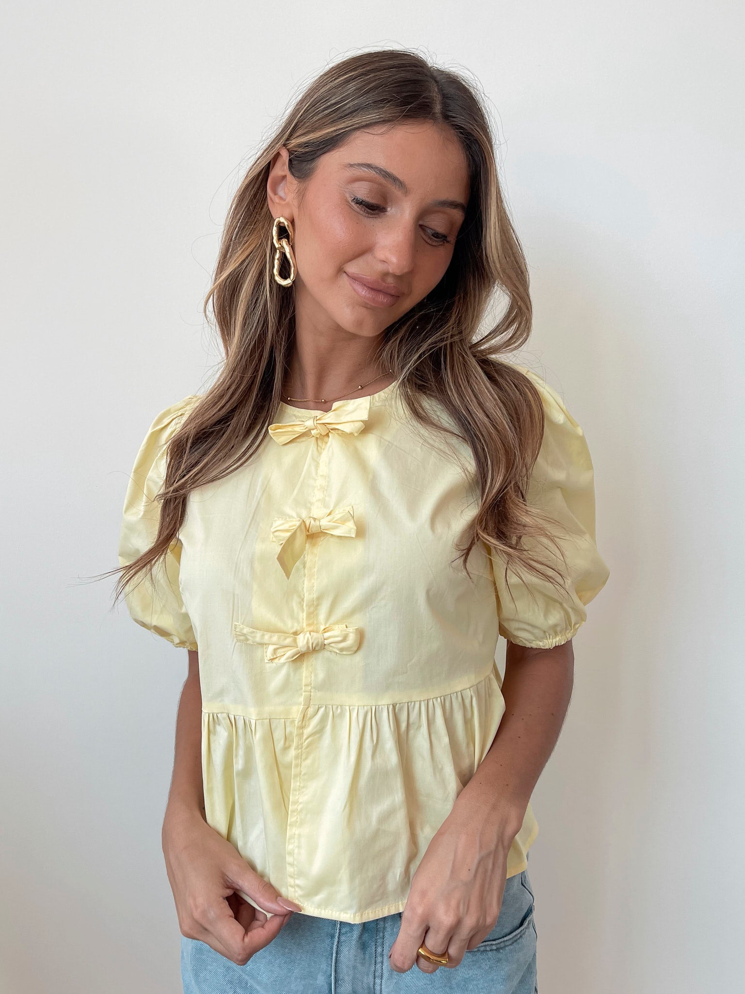 Rayanna Top - Yellow