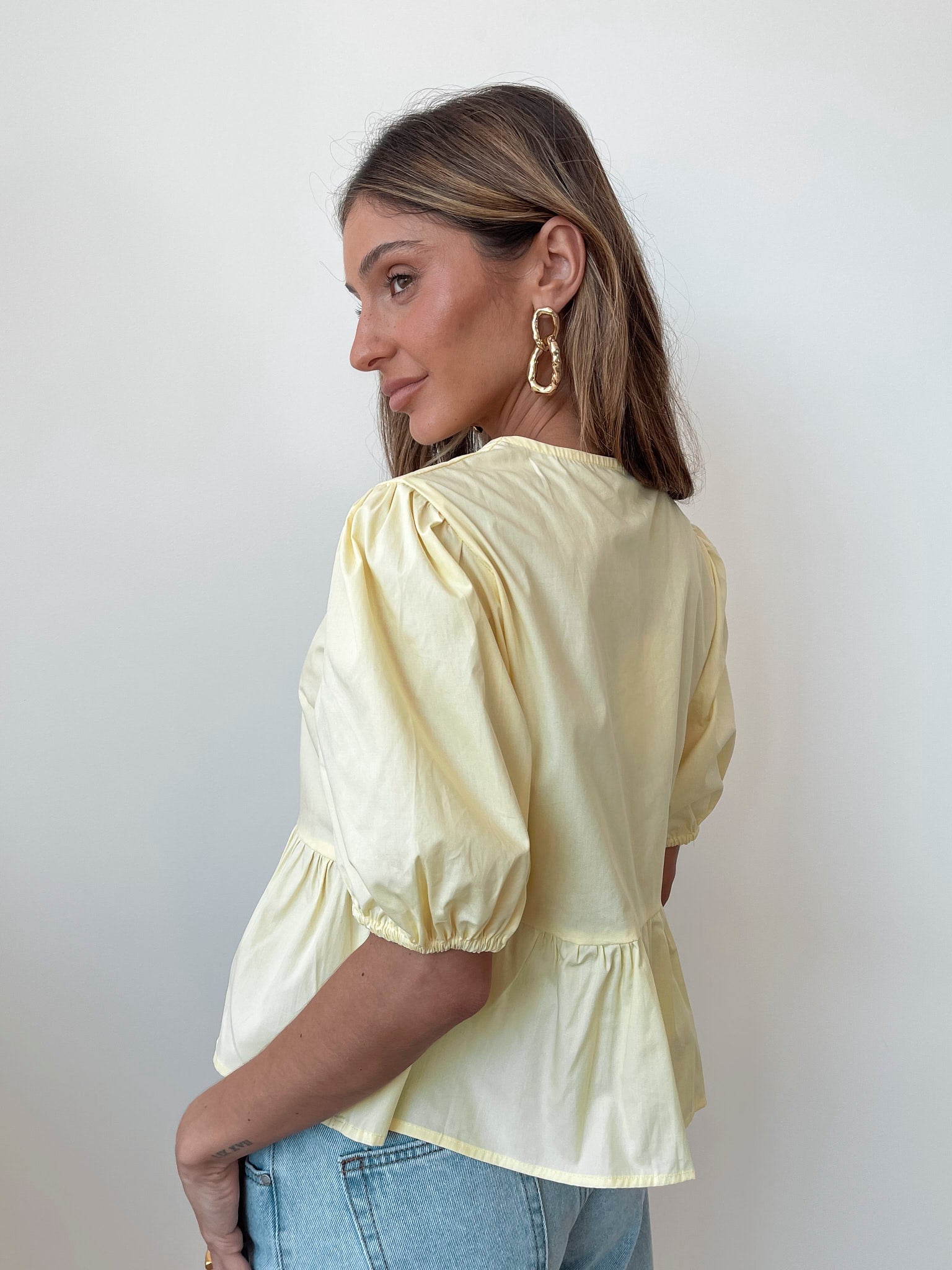 Rayanna Top - Yellow