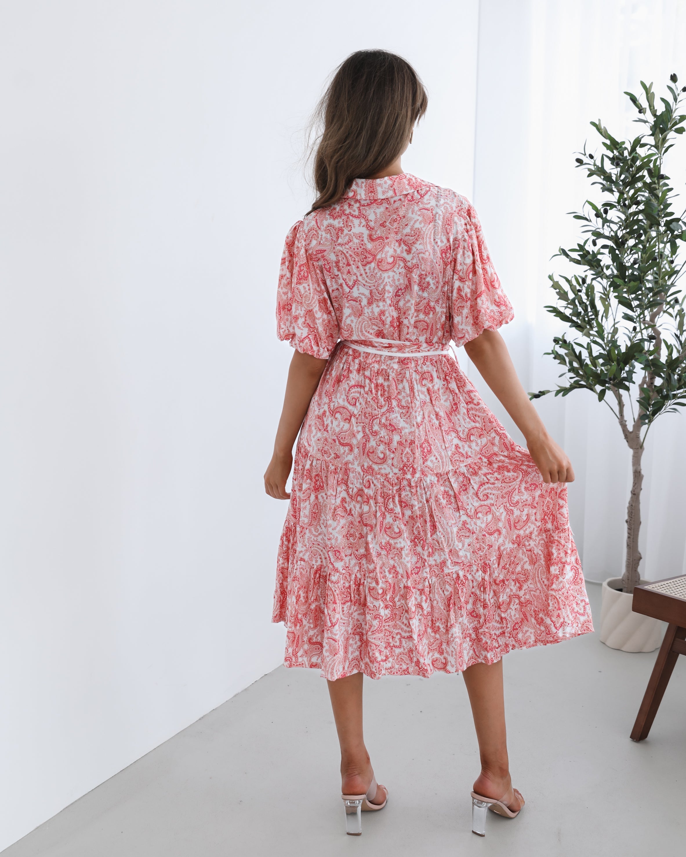 Reign Dress - Pink Print