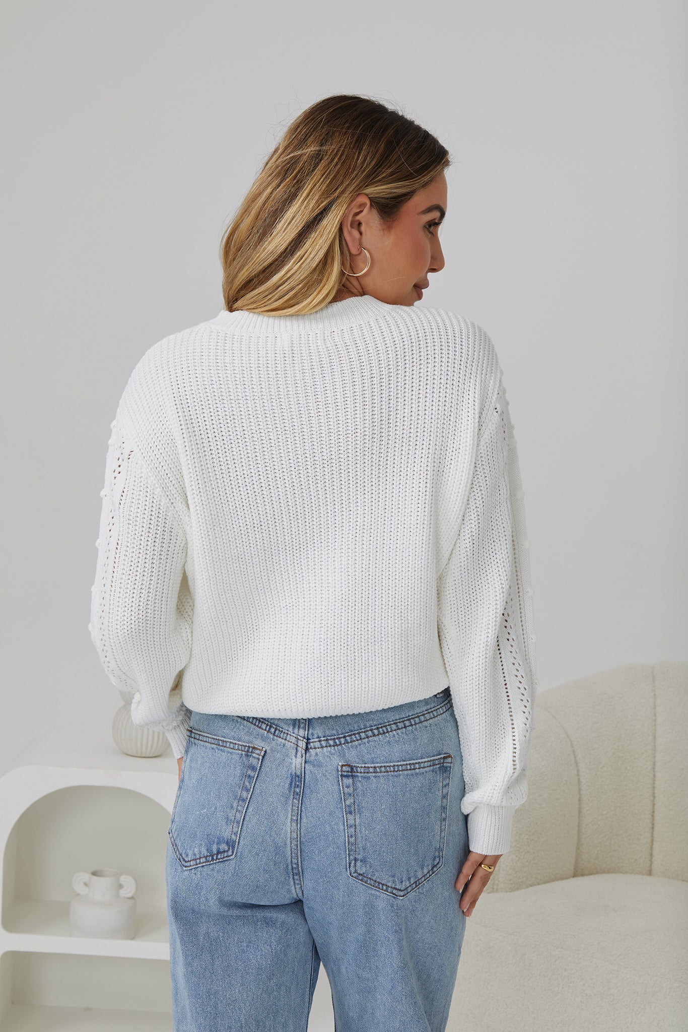 Rheane Knit - White