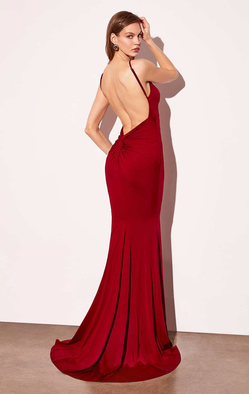 RYANN TWIST DETAIL MAXI DRESS