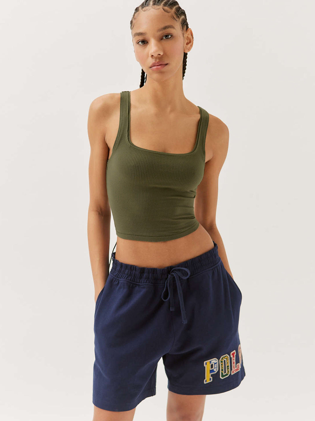 Women Ribbed Tank Top