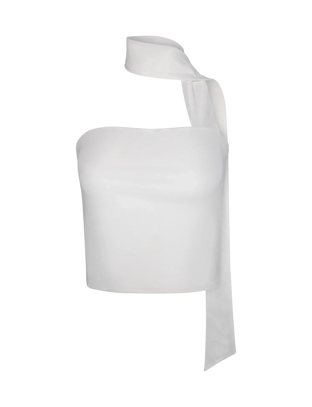 Womens Tank Top With Asymmetrical Neckband