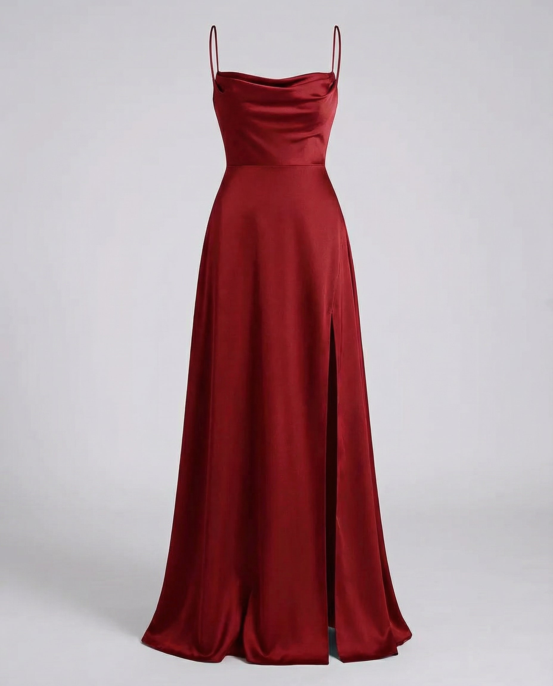 Elegant Womens Silk Maxi Dress Flowing Fit ¨C Chic Summer Evening Gown