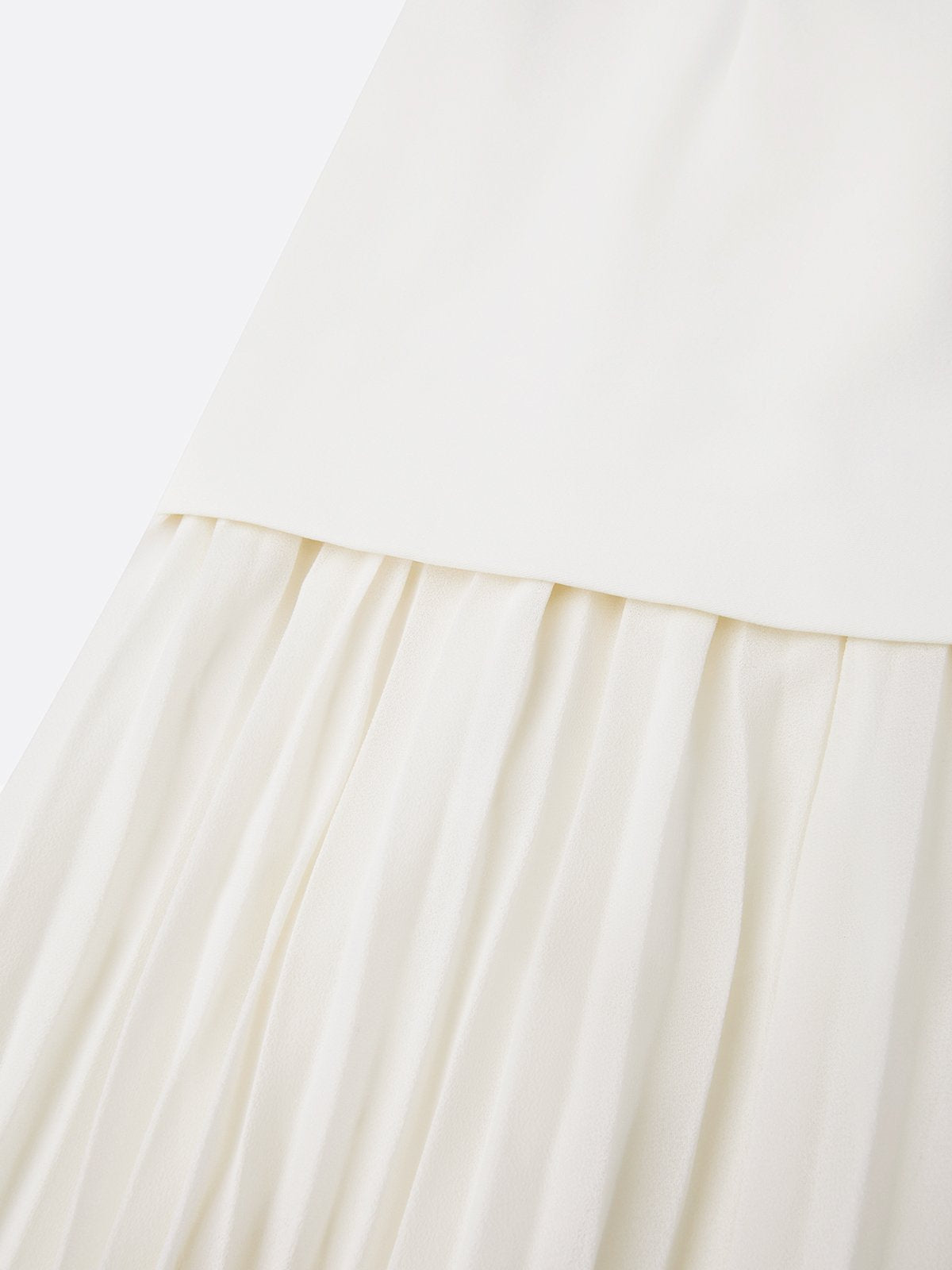 Women's Sleeveless Maxi Dress with Flowing Pleats ¨C Elegant Bridesmaid Gown