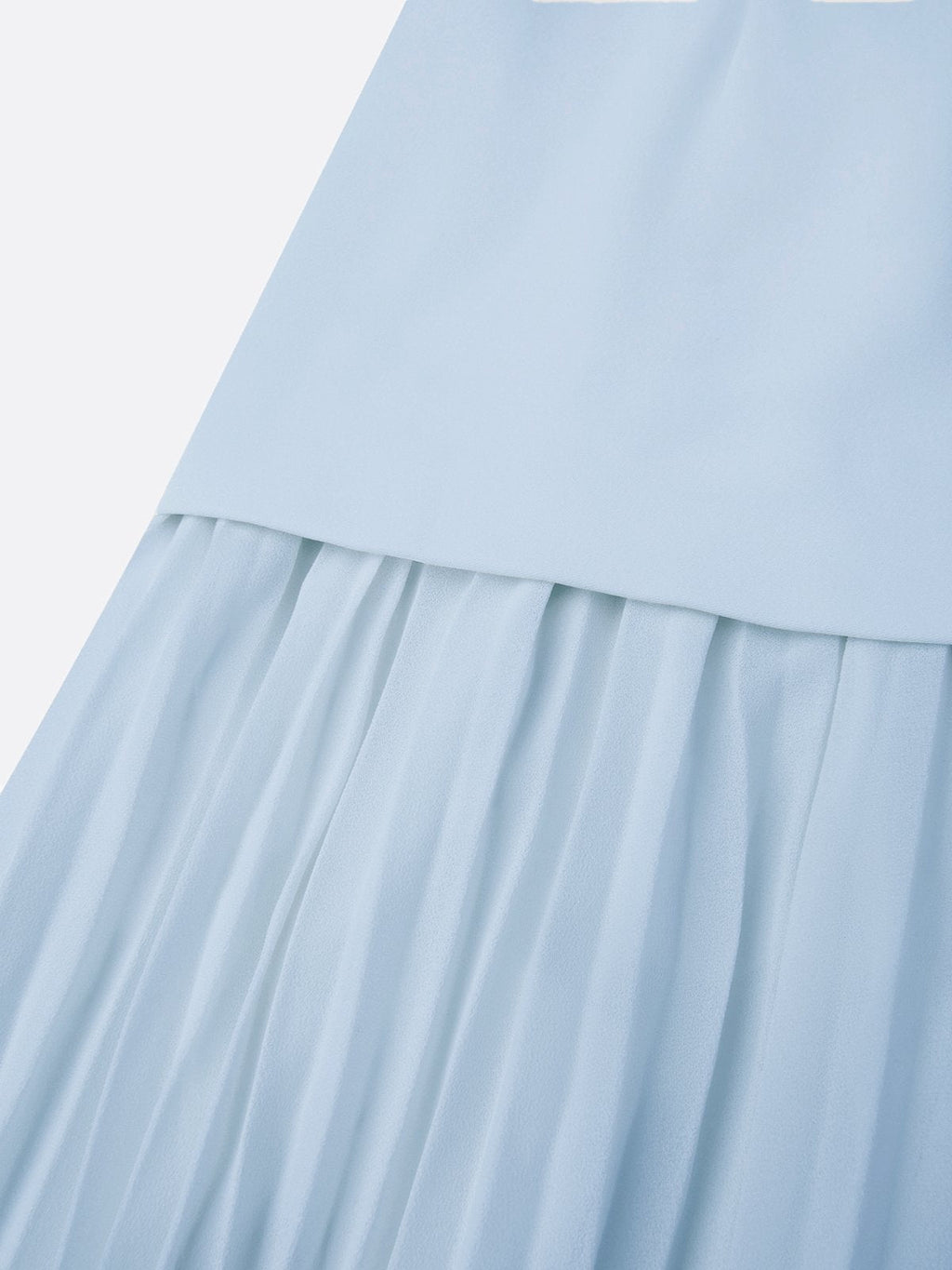 Women's Sleeveless Maxi Dress with Flowing Pleats ¨C Elegant Bridesmaid Gown