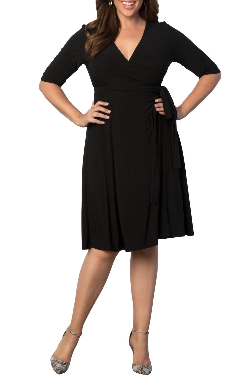 Essential Wrap Dress - Plus