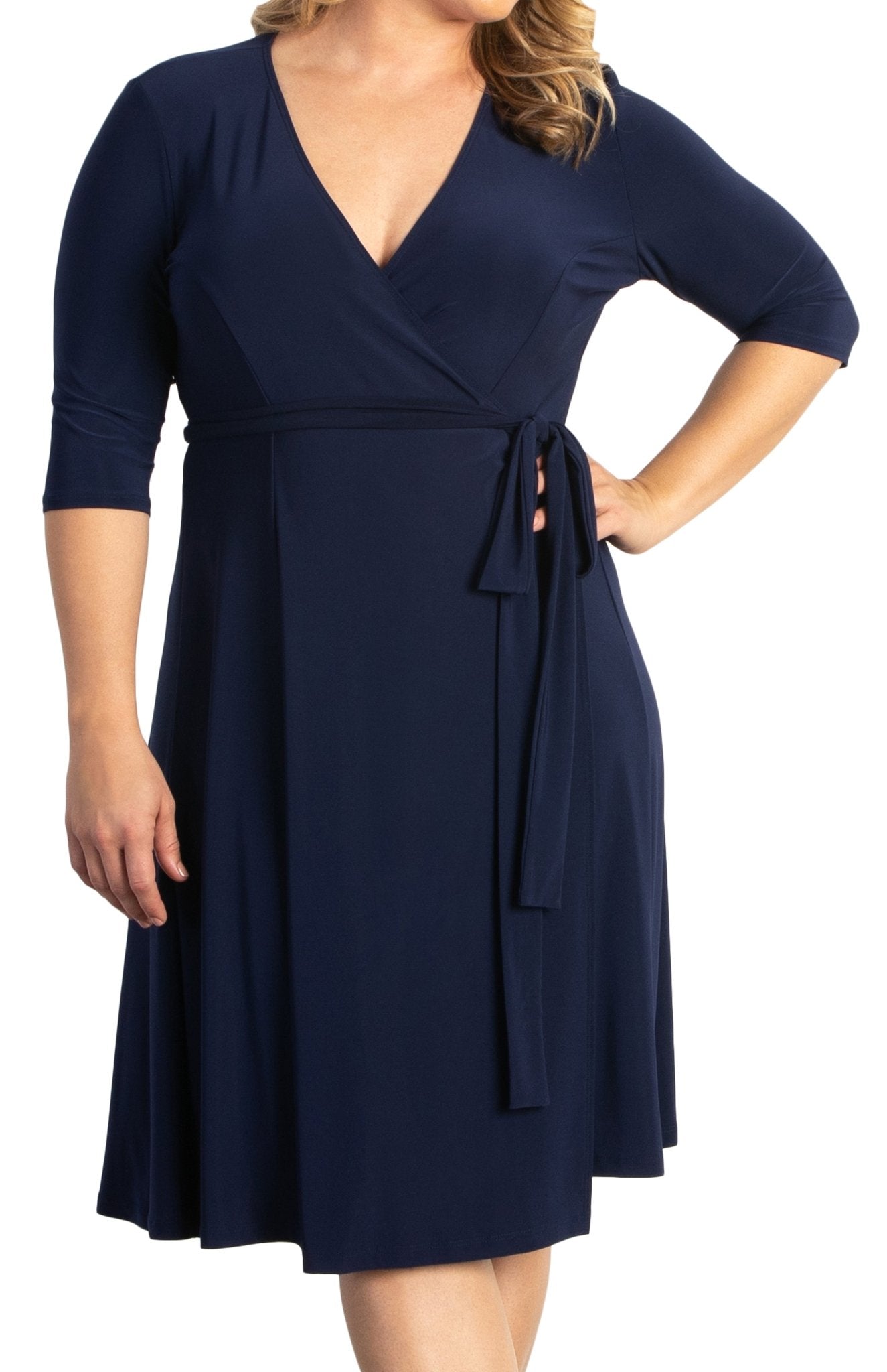 Essential Wrap Dress - Plus